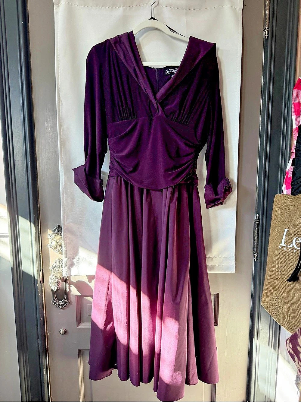 Jessica Howard Women's Midi Dress in Purple